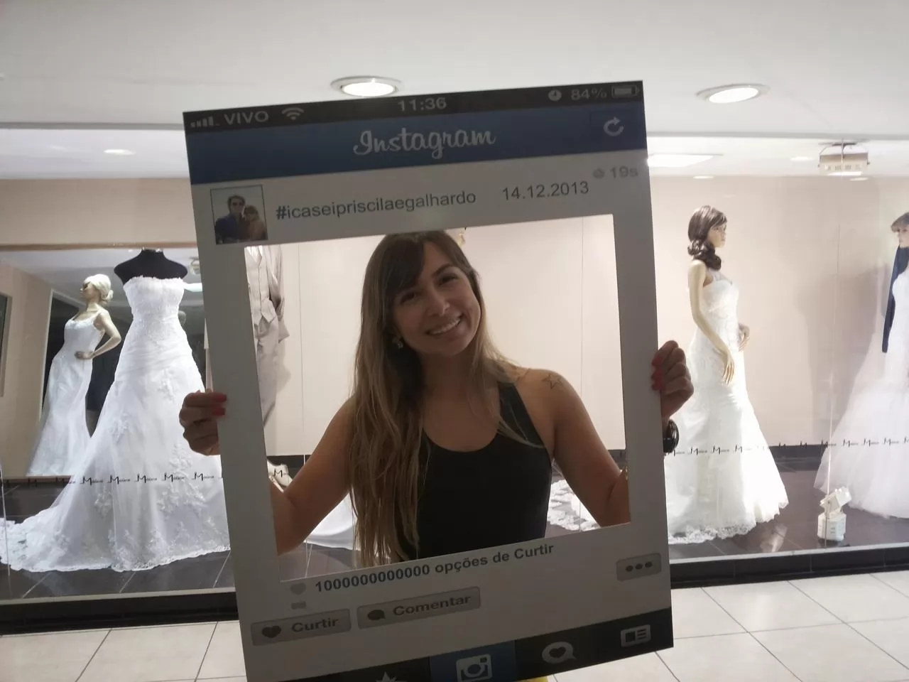 Placa divertida Instagram